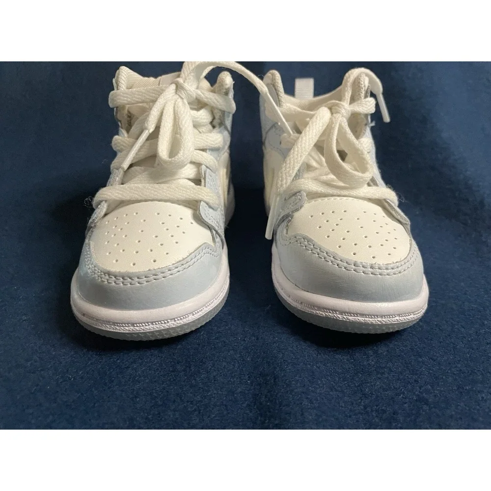 Toddler's Jordan 1 Mid SE Blue Tint/Ice Blue (FQ9116 400) Size 5